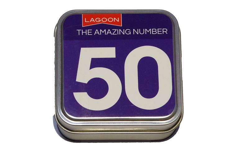 Lagoon - Table Top Number Trivia - 6 Numbers To Choose From - 16, 18, 21, 30, 40 or 50