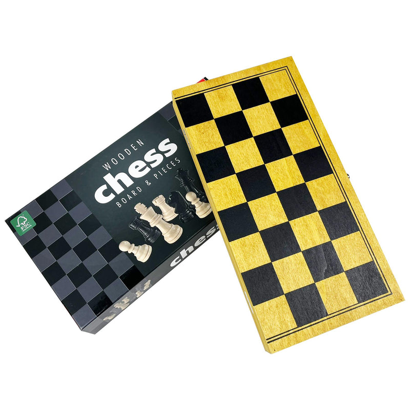 Chess Set - Wooden Board & Pieces - Lagoon Group