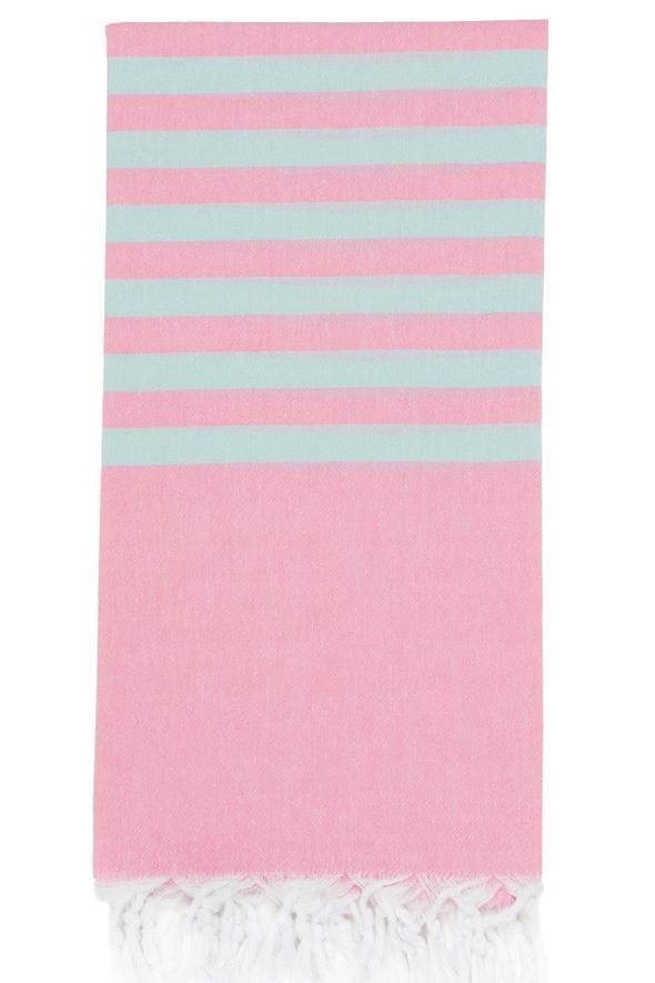 Clara Hammam Beach Towel - Light Pink/Ice - Ailera 90x180cms