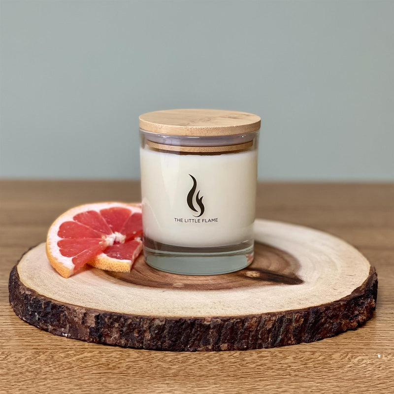 The Little Flame - Pure Soy Candle 210g/40hrs Burn Time - Ylang Ylang & Grapefruit