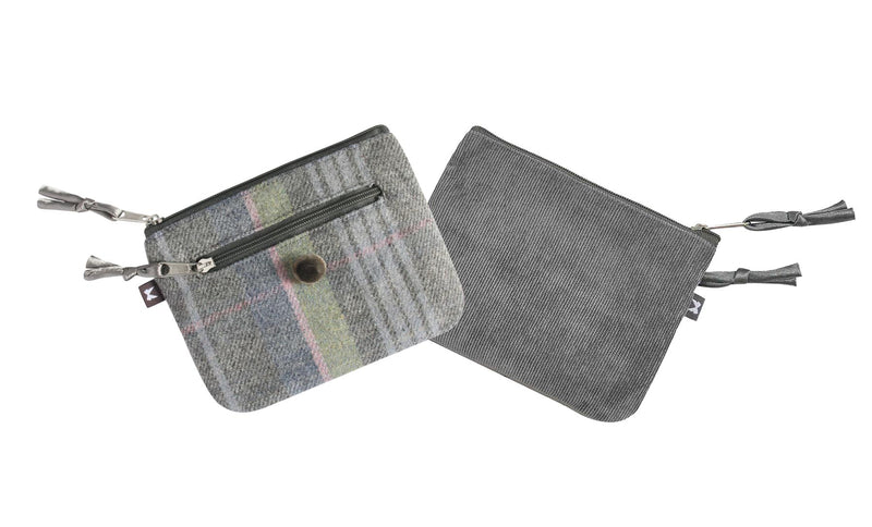 Earth Squared - Emily Purse - Tweed Wool - Lufness/Pastels - 14x11cms