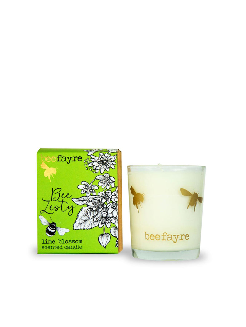 Beefayre - Bee Zesty - Lime Blossom - Scented Votive Candle - 9cl/25hours