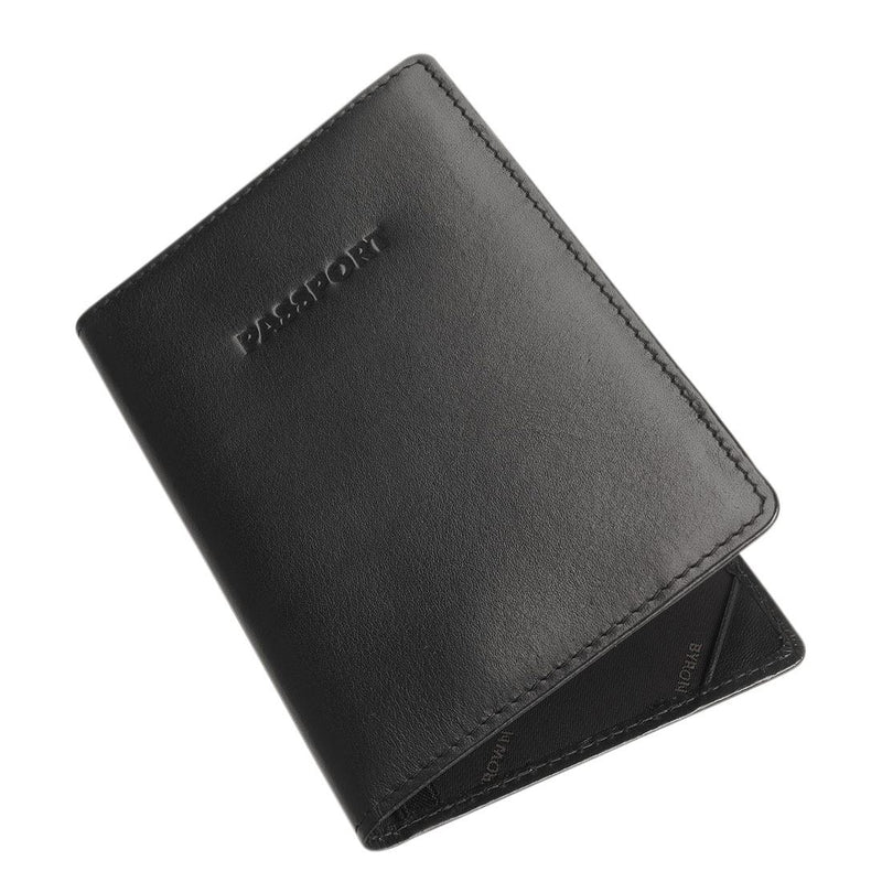 Byron & Brown - Passport Holder/Cover - Italian Leather - Gift Boxed