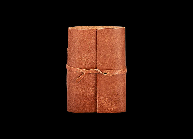 Rustic Leather Journal - Tan - Available in A5 or A6 - Nkuku