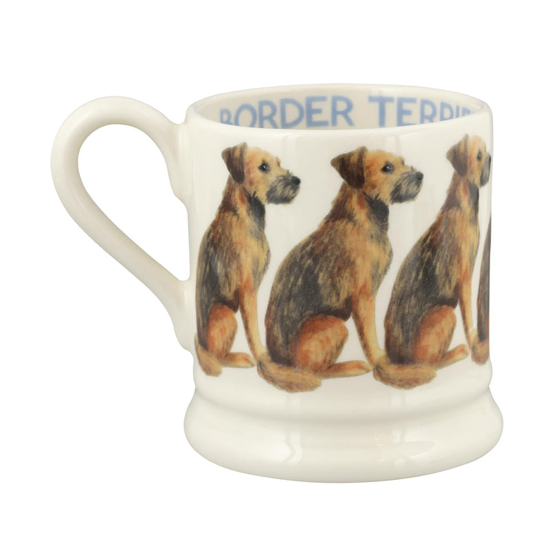 Emma Bridgewater - Half Pint Mug (300ml/1/2pt) - 9.3x8.2cms - Dogs - Border Terriers