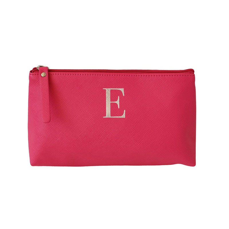 Bombay Duck - Monogrammed Alphabet Make Up Bag With Metallic Letter - A to Z