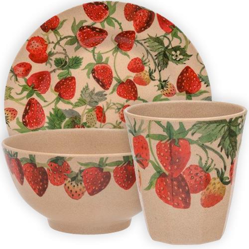 Emma Bridgewater - Strawberries - Rice Husk - Available in Plates, Bowls or Beakers