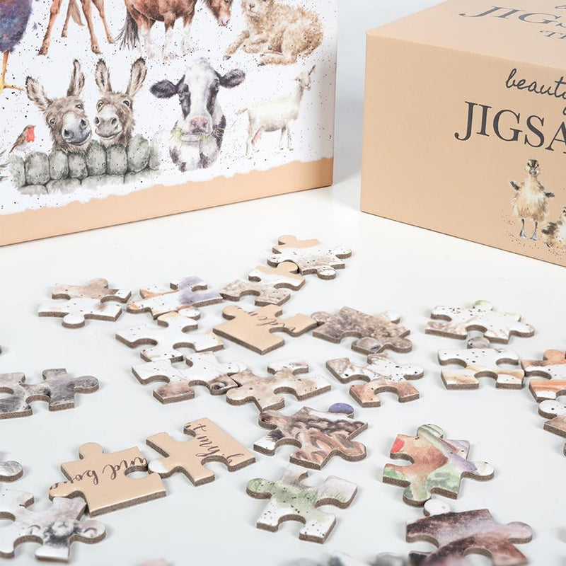Jigsaw Puzzle - Farmyard Friends - 1000 Pieces - 50.8 x 68.5cms - Wrendale Designs