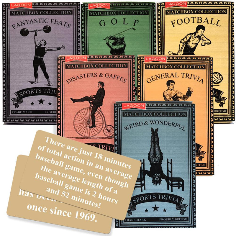 Lagoon - Matchbox Collection - Sports Trivia - Available in 6 Designs