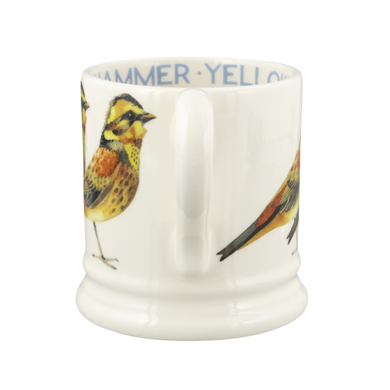 Emma Bridgewater - Half Pint Mug (300ml/1/2pt) - 9.3x8.2cms - Birds - Yellow Hammers