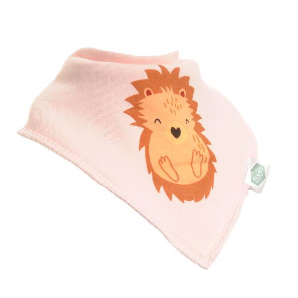 Woodland - Squirrels/Hedgehogs/Toadstools - Absorbant Bandana Dribble Bibs - Pack of 4 - Suitable From Birth - Ziggle