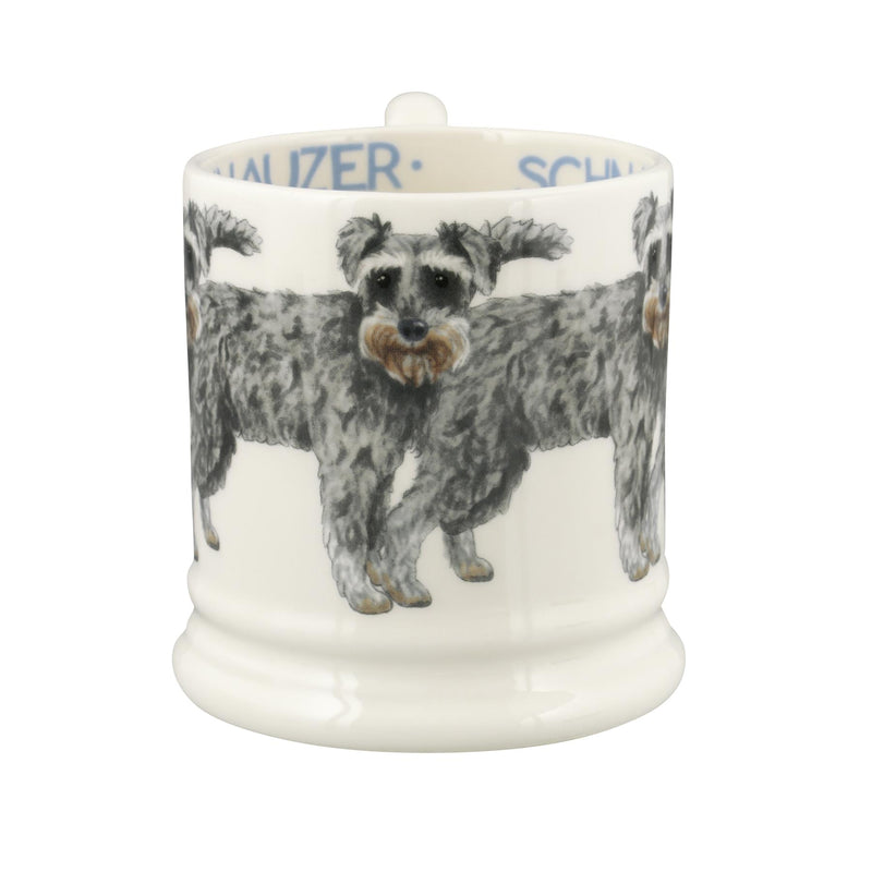 Emma Bridgewater - Half Pint Mug (300ml/1/2pt) - 9.3x8.2cms - Dogs - Schnauzers