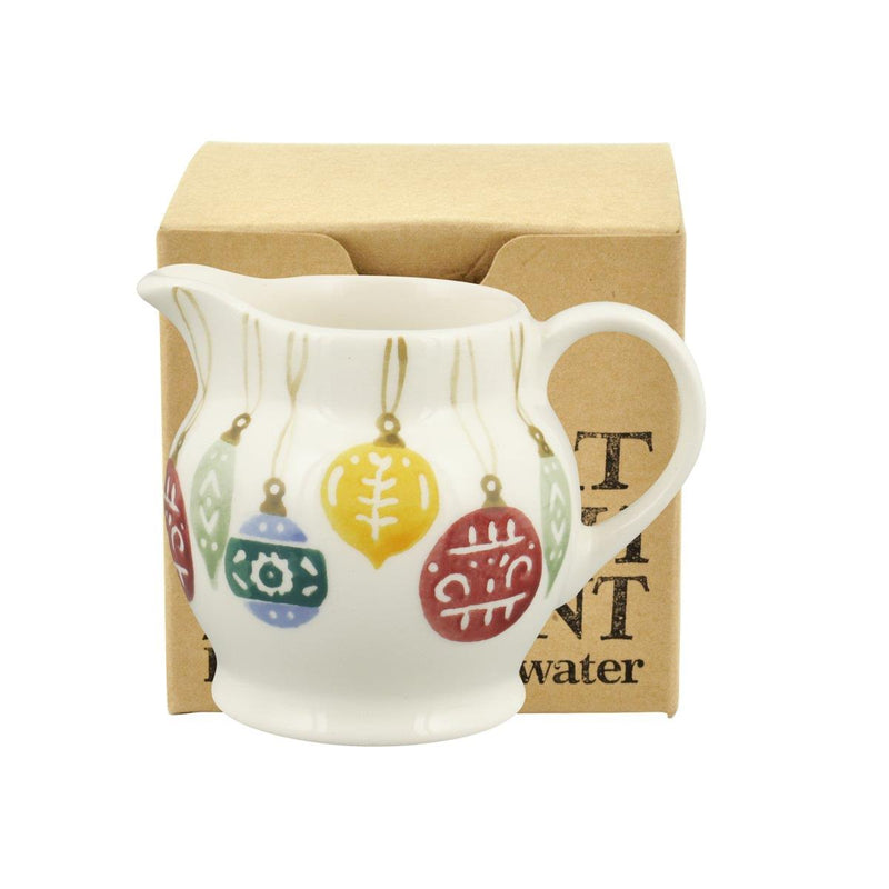 Emma Bridgewater - Christmas Tree Decoration - Boxed - Tiny Jug 60ml - Christmas Baubles