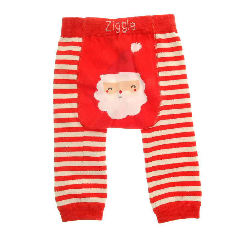 Santa Leggings & Socks - Newborn Baby Leggings - 6-12 Months - Ziggle