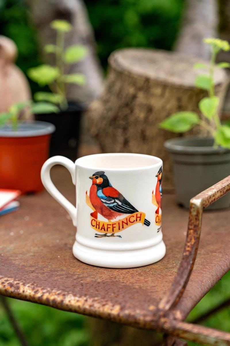 Emma Bridgewater - Half Pint Mug (300ml/1/2pt) - 9.3x8.2cms - Birds - Chaffinch