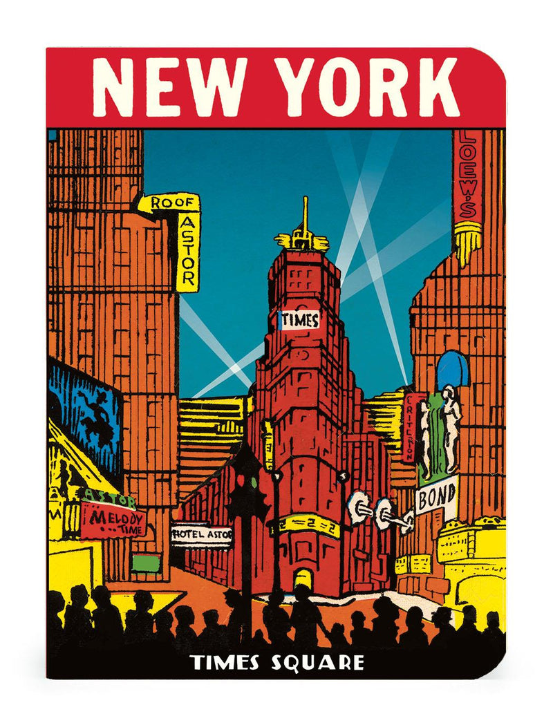 Cavallini - Set of 3 Mini Notebooks - New York City - Lined, Blank & Graph Interiors