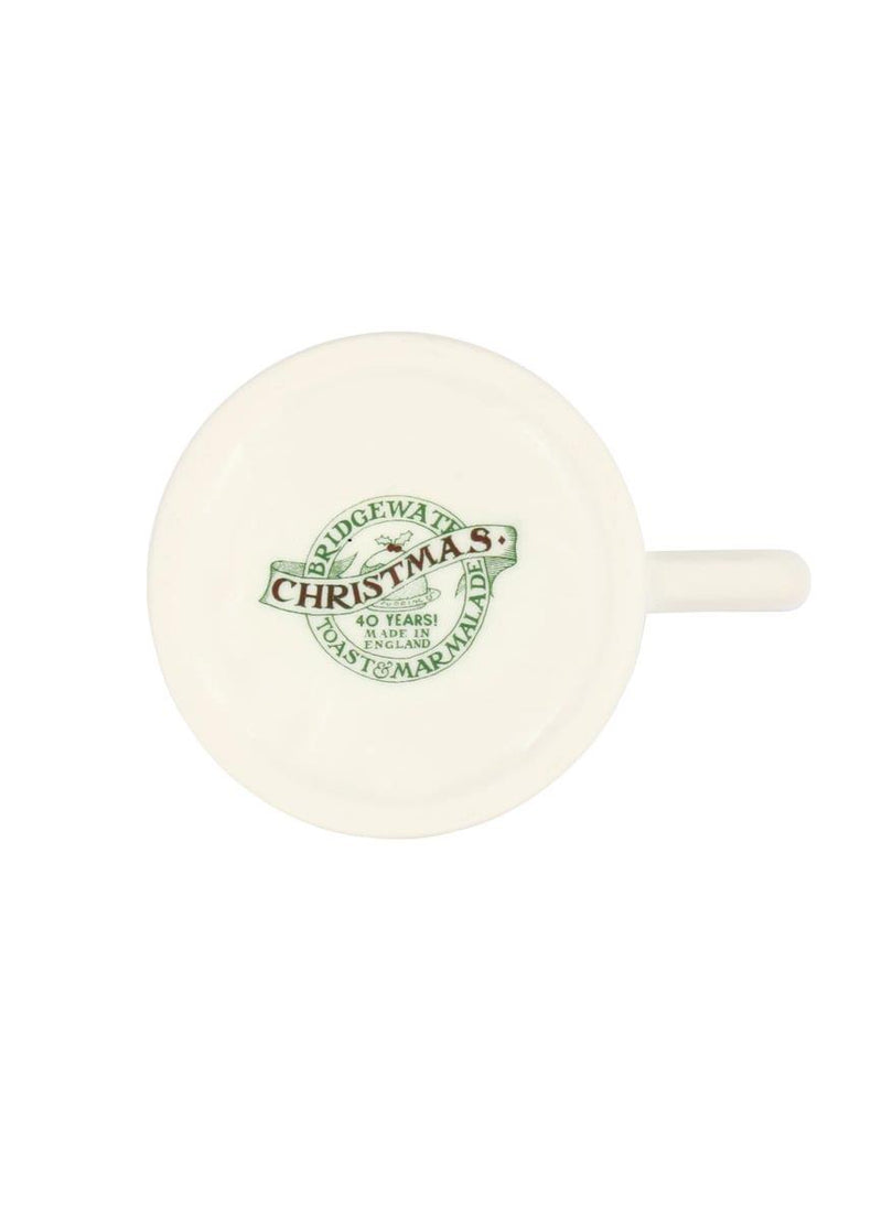 Emma Bridgewater - Small Mug (175ml) - 7.3x7.2cms - Christmas Toast & Crackers