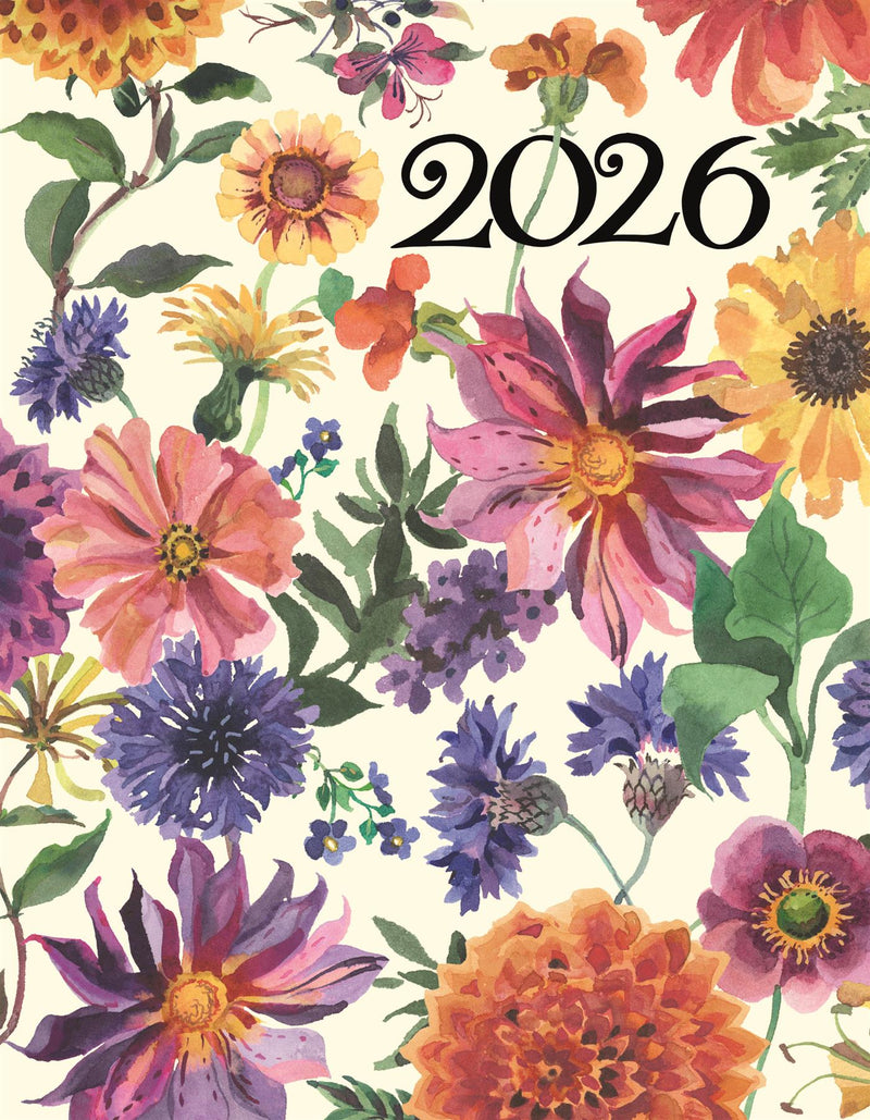 Emma Bridgewater - 2026 Week To View Hardback Engagement Diary - Garden Flowers