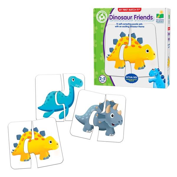 The Learning Journey - My First Match It! - Dinosaur Friends - 15 Puzzle Sets - 18 months
