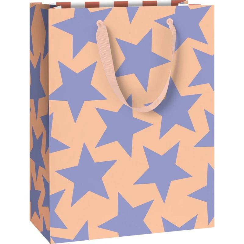 Giada - Blue Stars - Gift Bag -  23 x 13 x 30cms