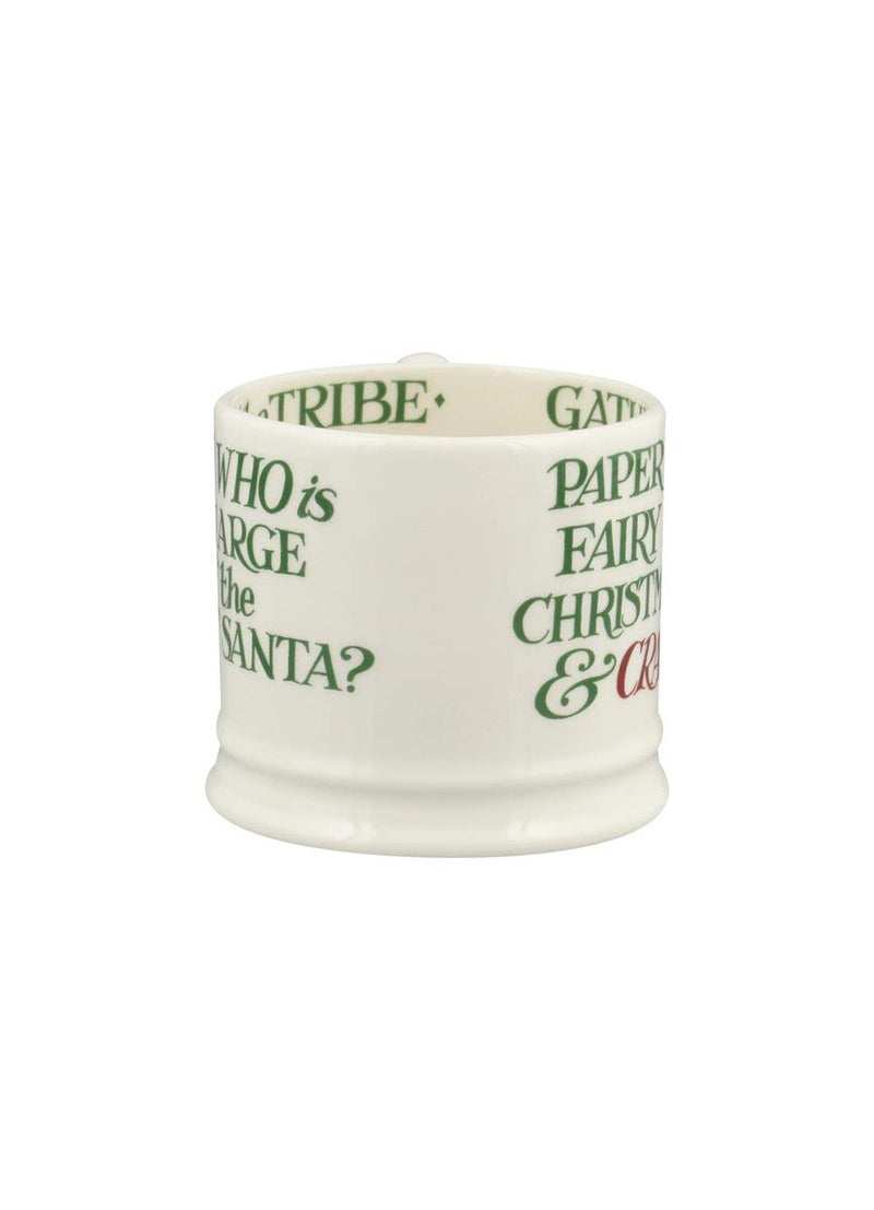 Emma Bridgewater - Small Mug (175ml) - 7.3x7.2cms - Christmas Toast & Crackers