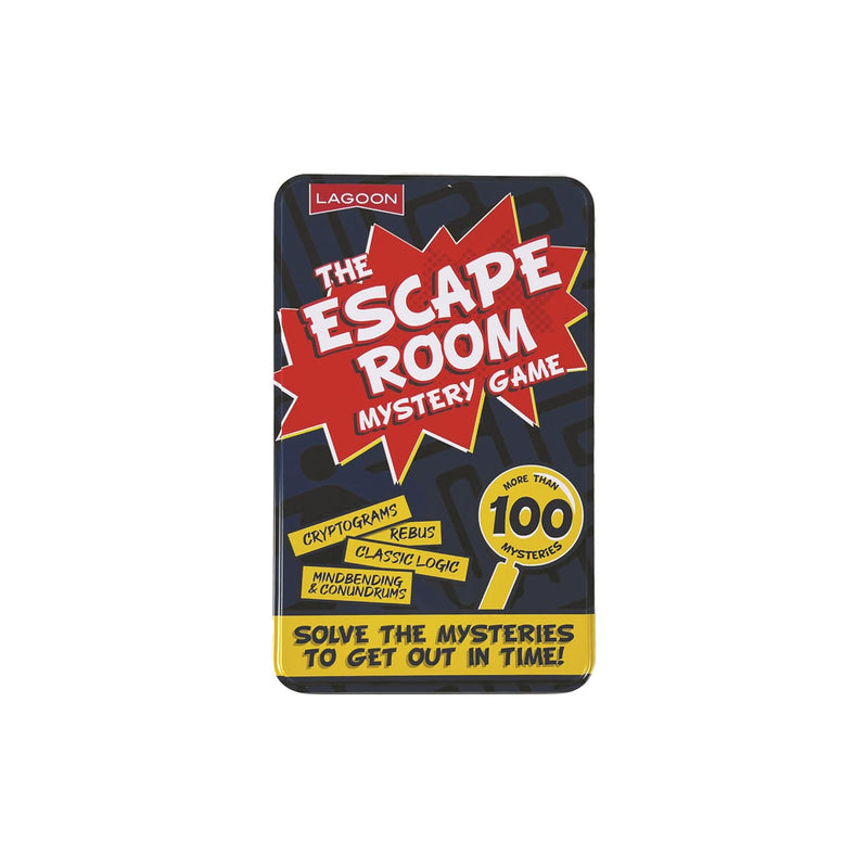 The Escape Room - Mystery Game In A Tin - 100 Plus Mysteries To Solve Lagoon Group