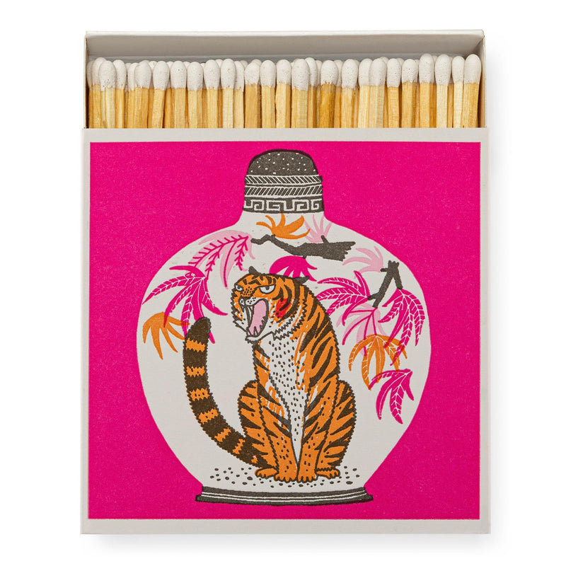 The Tiger - Charlotte Farmer (B273) - 125 Luxury Safety Matches - Archivist