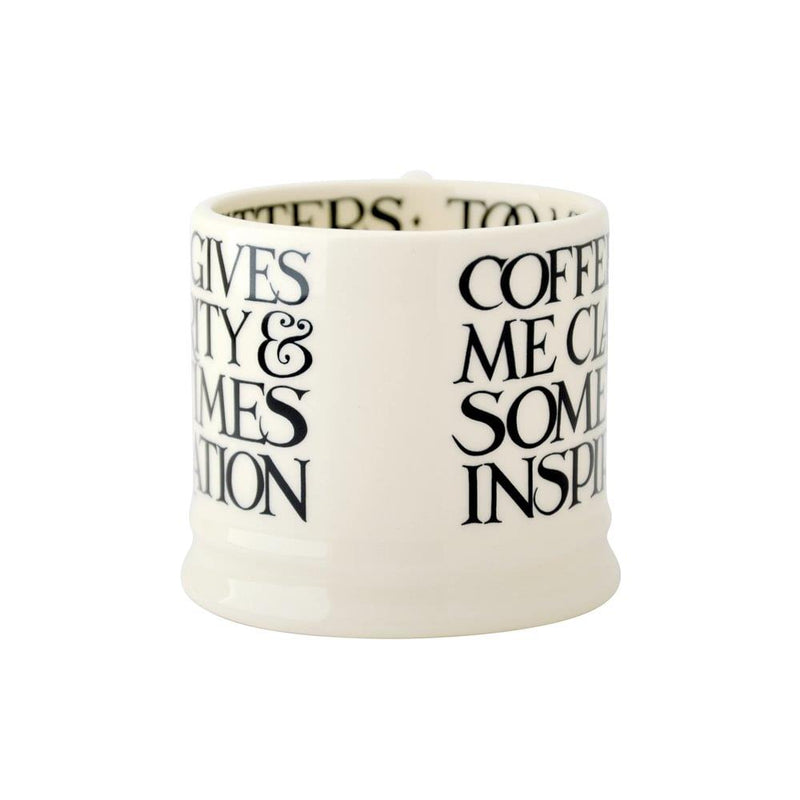 Emma Bridgewater - Small Mug (175ml) - 7.3x7.2cms - Black Toast