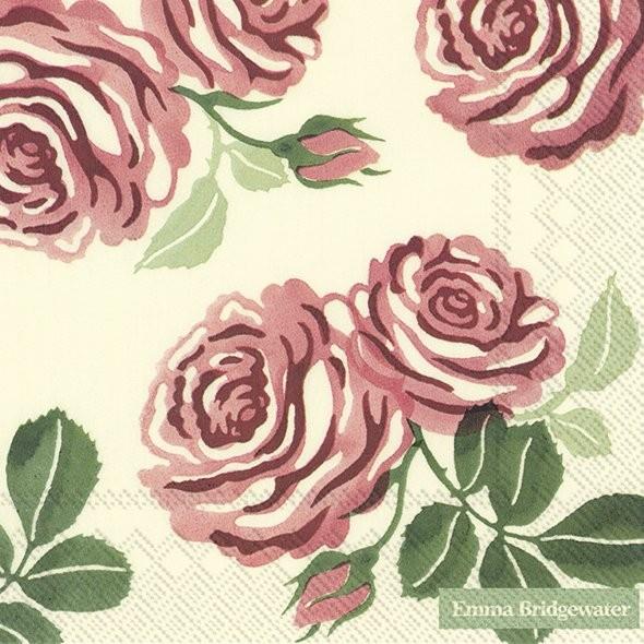 Emma Bridgewater - 20 x Lunch Paper Napkins/Serviettes - 33x33cms - Pink Roses