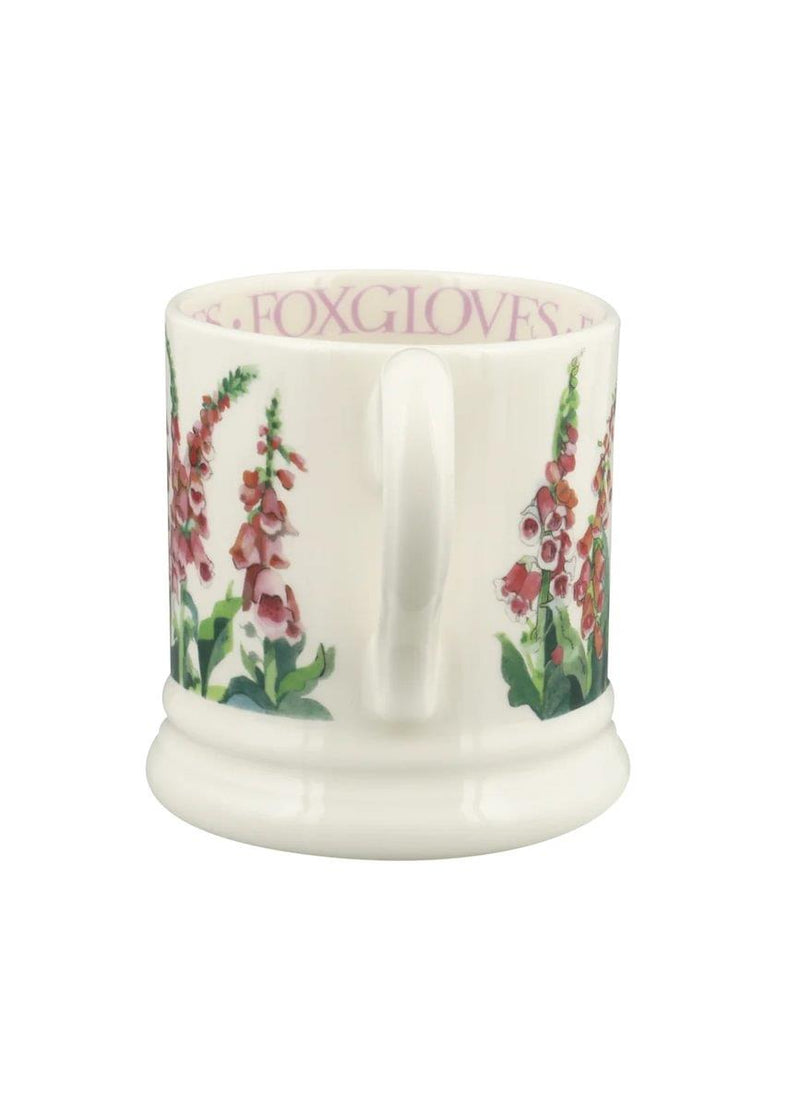 Emma Bridgewater - Half Pint Mug (300ml/1/2pt) - 9.3x8.2cms - Flowers - Foxgloves