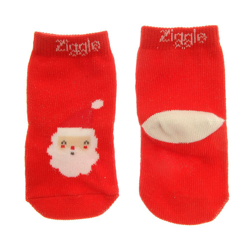 Santa Leggings & Socks - Newborn Baby Leggings - 0-6 Months - Ziggle