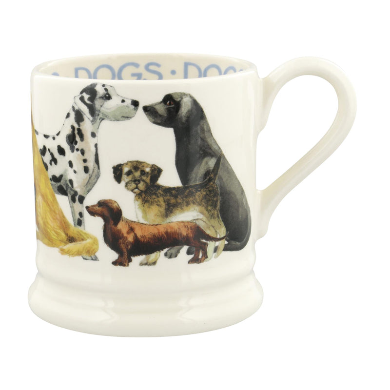 Emma Bridgewater - Half Pint Mug (300ml/1/2pt) - 9.3x8.2cms - Dogs All Over