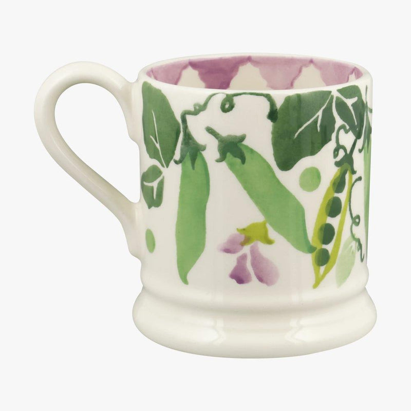 Emma Bridgewater - Half Pint Mug (300ml/1/2pt) - 9.3x8.2cms - Flowers - Peas & Beans