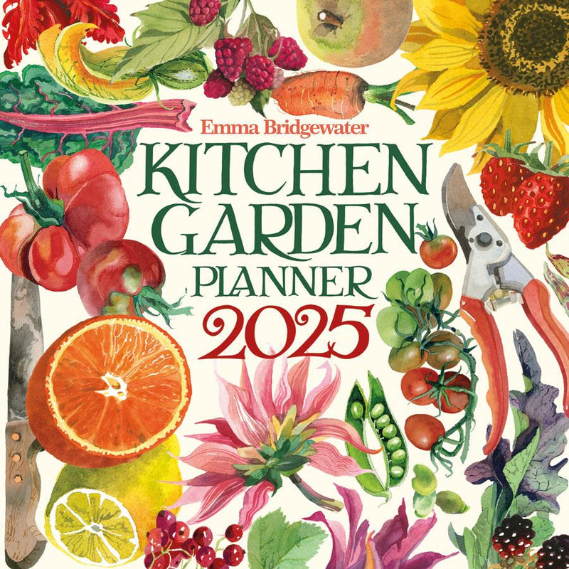 Emma Bridgewater - 2025 Wall Calendar - Month To View  - Kitchen Garden