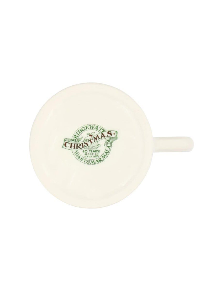 Emma Bridgewater - Half Pint Mug (300ml/1/2pt) - 9.3x8.2cms - Christmas Toast - Best of Friends