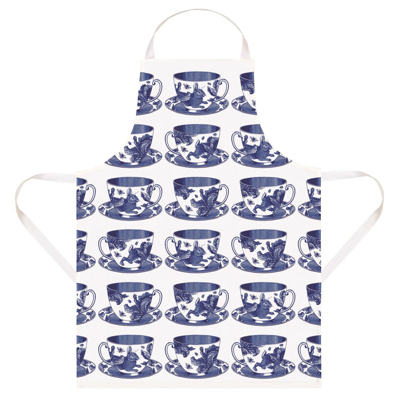 Thornback & Peel - 100% Cotton - Full Length Apron 60 x 80cms - Teacups