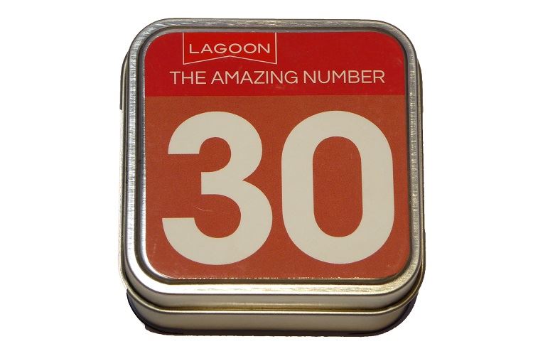Lagoon - Table Top Number Trivia - 6 Numbers To Choose From - 16, 18, 21, 30, 40 or 50