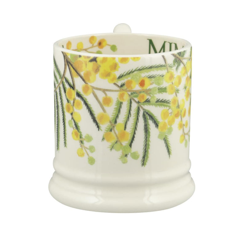 Emma Bridgewater - Half Pint Mug (300ml/1/2pt) - 9.3x8.2cms - Flowers - Mimosa