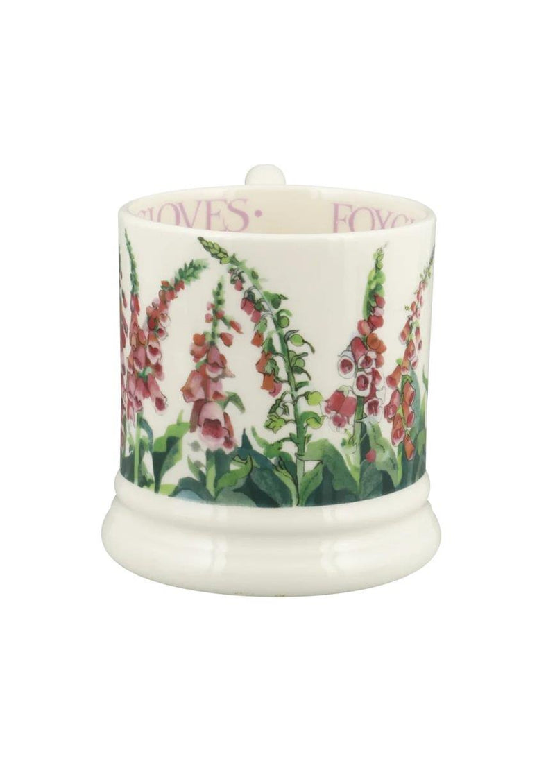 Emma Bridgewater - Half Pint Mug (300ml/1/2pt) - 9.3x8.2cms - Flowers - Foxgloves