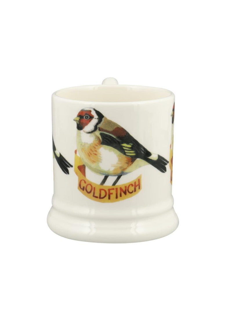 Emma Bridgewater - Half Pint Mug (300ml/1/2pt) - 9.3x8.2cms - Birds - Goldfinch