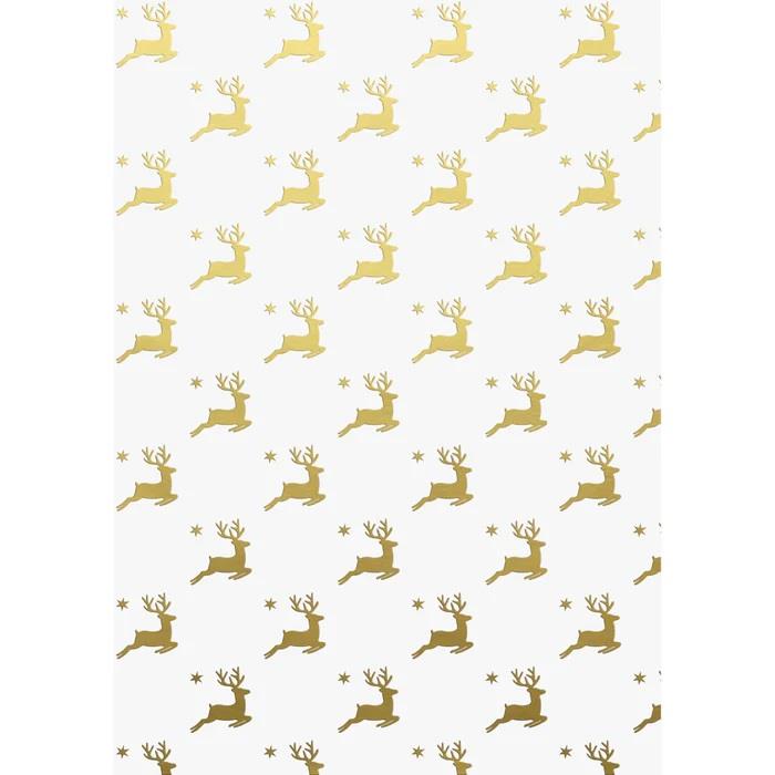 Christmas Shining Moments - Luxury Metallic Wrapping Paper - Roll Wrap 1.5m