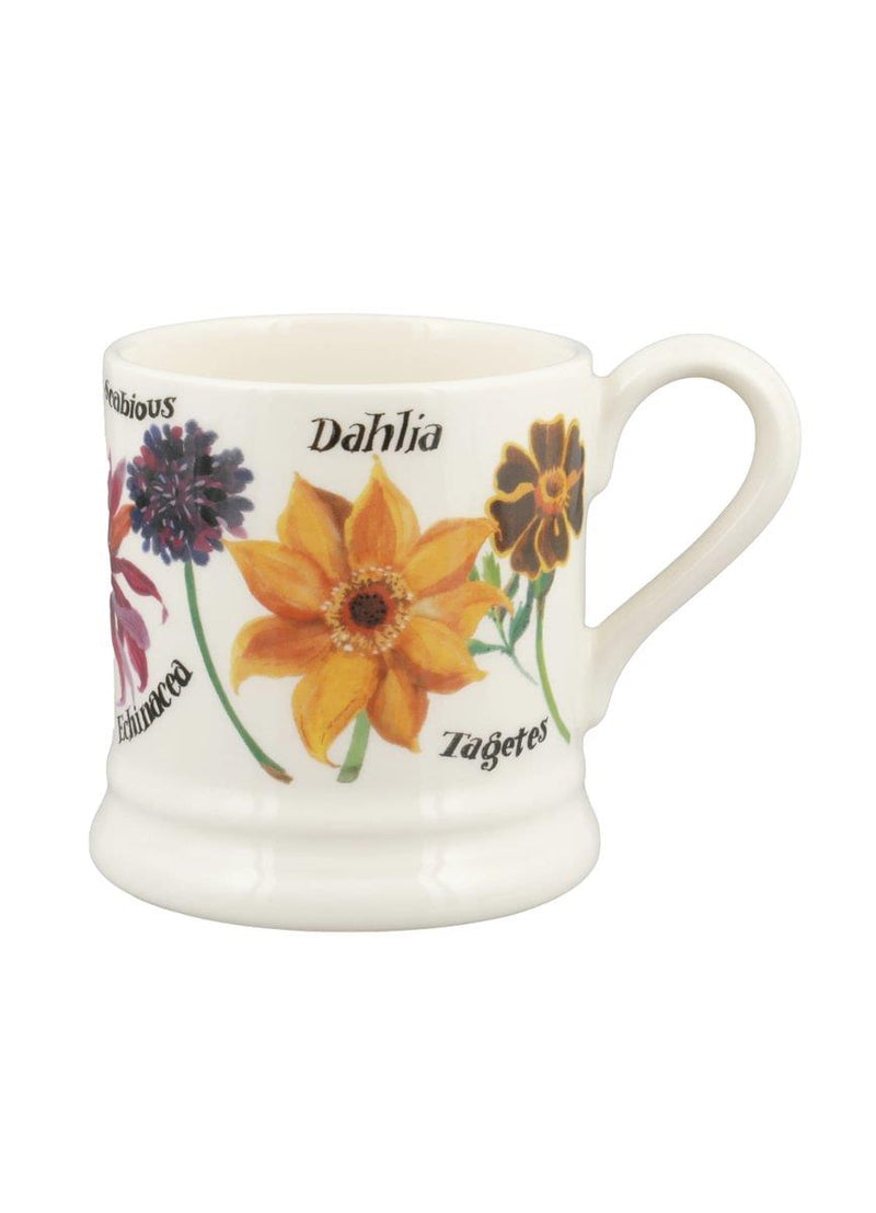 Emma Bridgewater - Half Pint Mug (300ml/1/2pt) - 9.3x8.2cms - Autumn Flowers