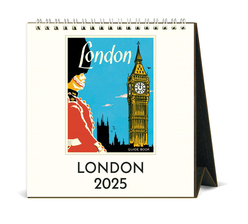 Cavallini - 2025 Desk Calendar - 6 x 6.5ins - London