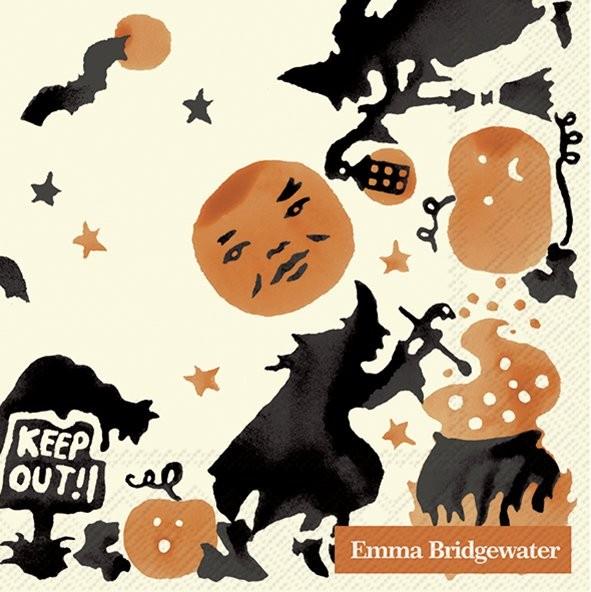 Emma Bridgewater - 20 x Cocktail Napkins/Serviettes - 25 x 25cms - Halloween/Year of the Hag