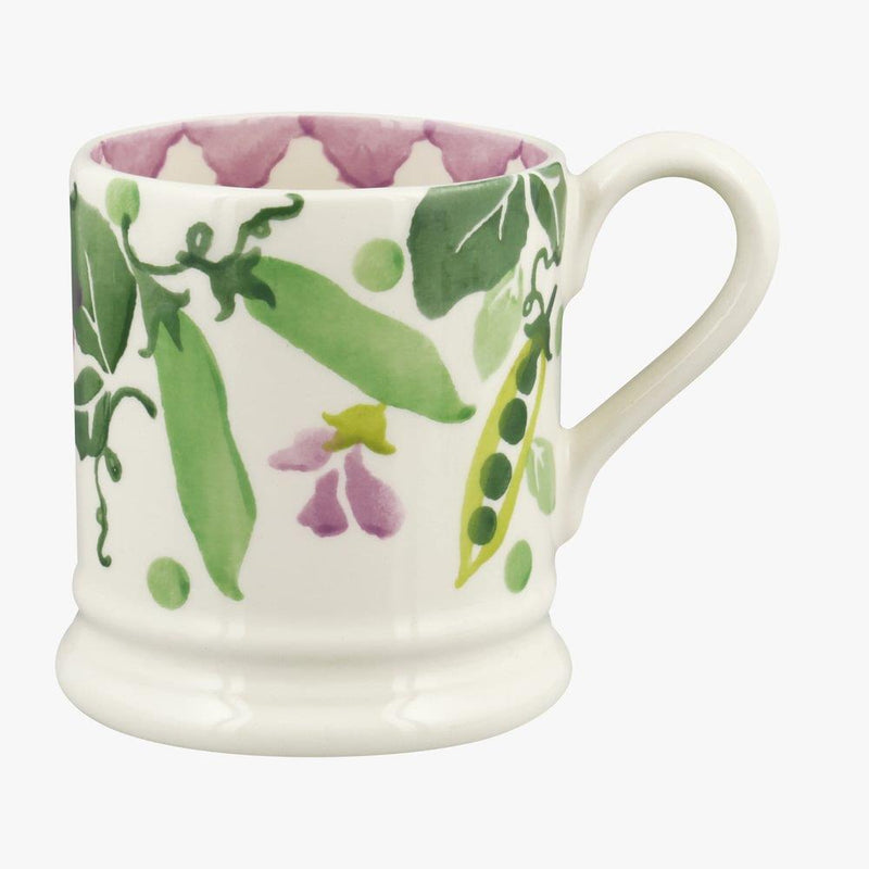 Emma Bridgewater - Half Pint Mug (300ml/1/2pt) - 9.3x8.2cms - Flowers - Peas & Beans