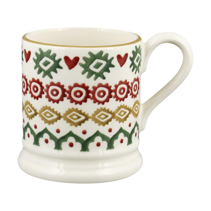 Emma Bridgewater - Half Pint Mug (300ml/1/2pt) - 9.3x8.2cms - Christmas Joy