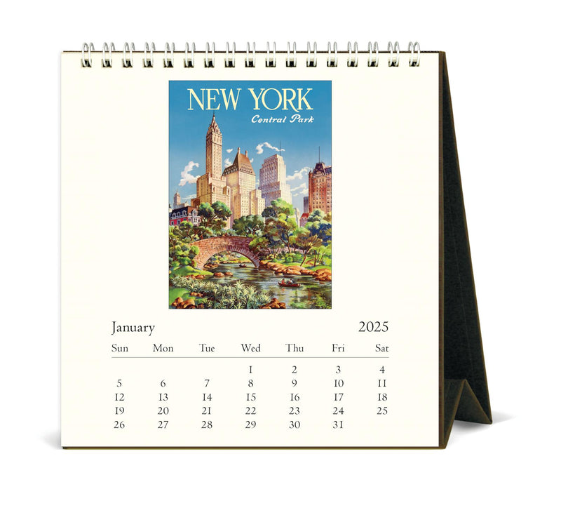 Cavallini - 2025 Desk Calendar - 6 x 6.5ins - New York City