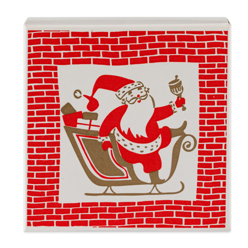 Father Christmas & Sleigh (B274) - 125 Luxury Safety Matches - Archivist