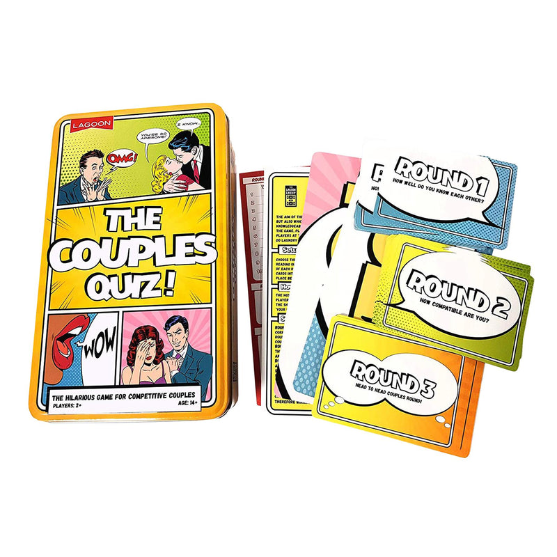The Couples Quiz Game In A Tin - The Hilarious Game For Competitive Couples
