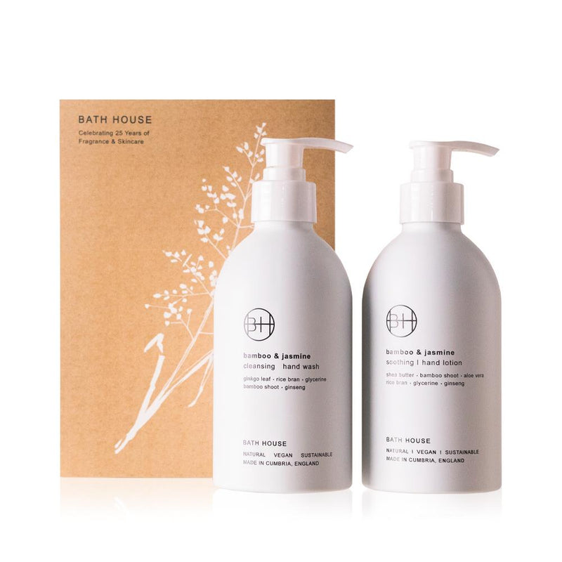 Bath House - Patchouli & Black Pepper - Handcare Duo Gift Set - Hand Lotion 300ml & Hand Wash 300ml